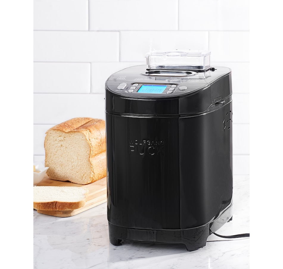 Image 489534_BLK.jpg , Product 489-534 / Price $99.88 , Wolfgang Puck 2-lb 14-Function Bread Maker with Nut Dispenser from Wolfgang Puck on TSC.ca's Kitchen department