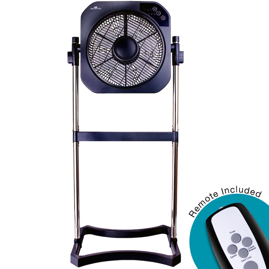 Image 489548_BLK.jpg, Product 489-548 / Price $115.99, Air Innovations Swirl Cool Stand Fan with Remote from Air Innovations on TSC.ca's Home & Garden department