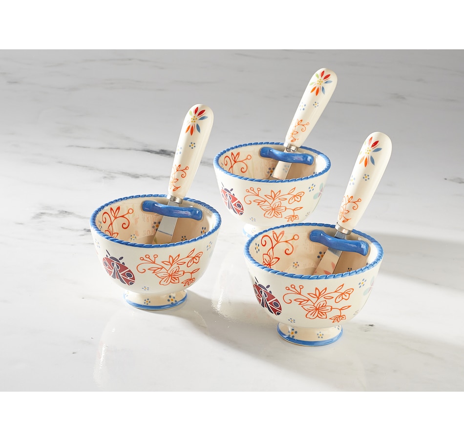 TEMPTATIONS Ceramic Measuring Measuring Spoons Sets for sale