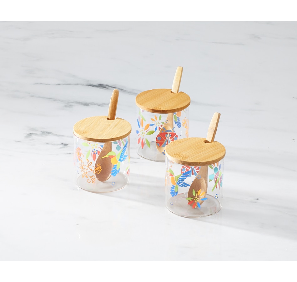 Image 489601_GARD.jpg, Product 489-601 / Price $14.88, temp-tations Set of 3 Glass Condiment Containers from temp-tations on TSC.ca's Kitchen department