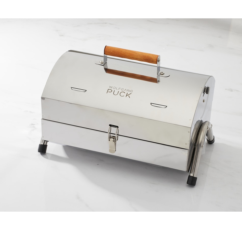 Image 489651.jpg, Product 489-651 / Price $48.88, Wolfgang Puck Stainless Steel Portable Charcoal Grill from Wolfgang Puck on TSC.ca's Home & Garden department