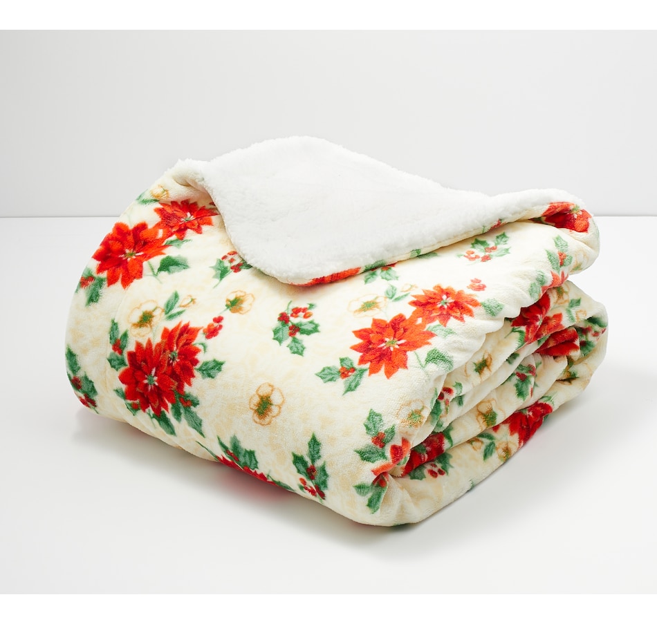 Image 489658_POI.jpg , Product 489-658 / Price $24.88 , Homesuite Plush Sherpa Holiday Throw from HomeSuite Collection on TSC.ca's Home & Garden department