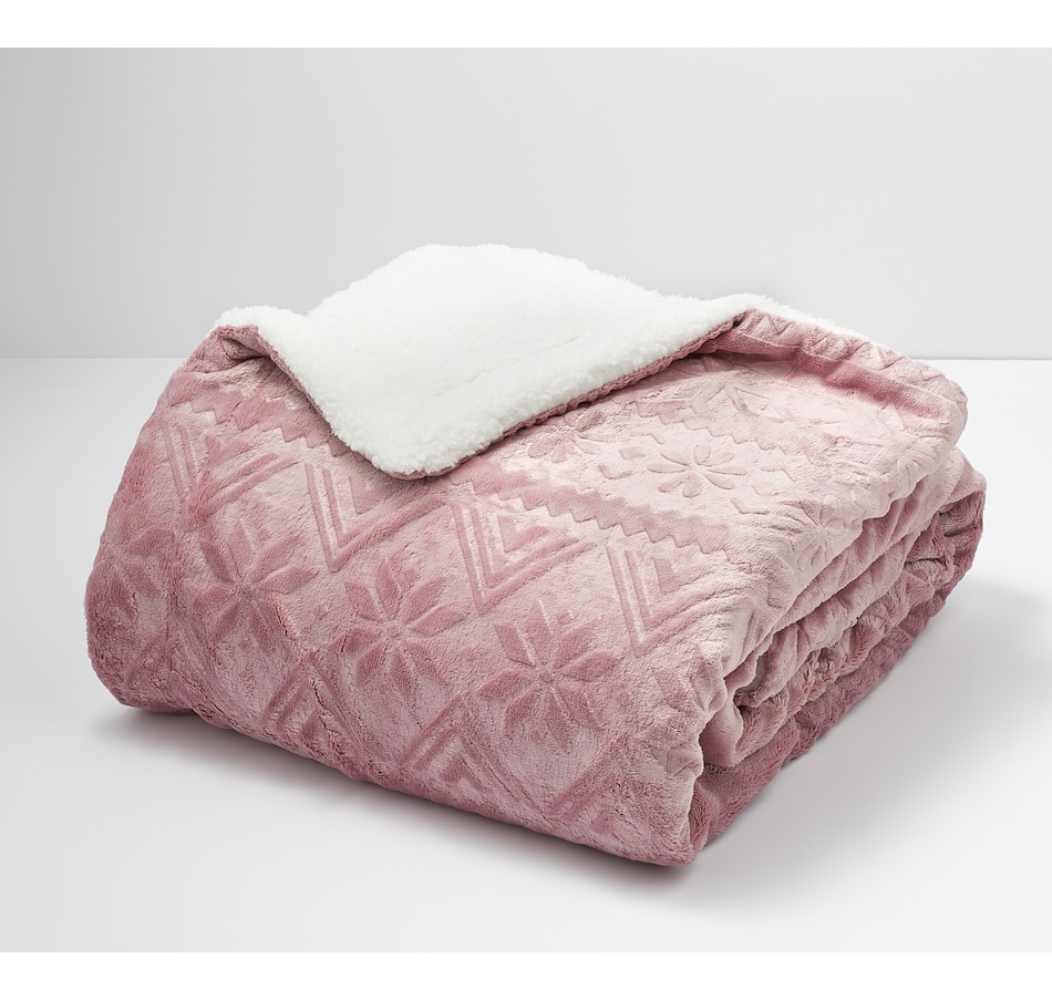 Image 489659_RSE.jpg, Product 489-659 / Price $15.33, Home Suite Holiday Plush Sherpa Reindeer Throw from Home Suite on TSC.ca's Home & Garden department