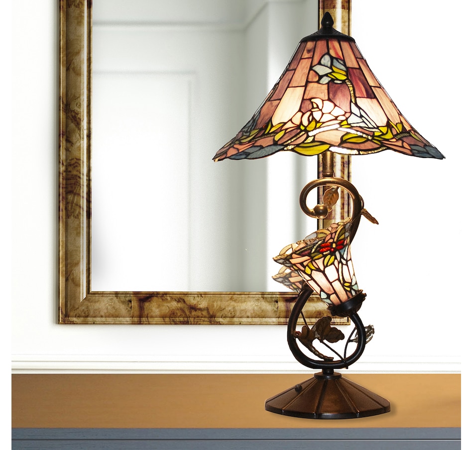 Image 489669_ALTMORE1.jpg, Product 489-669 / Price $241.99, Tiffany Style Double Lit Tulip Table Lamp from Tiffany Style Lighting on TSC.ca's Home & Garden department