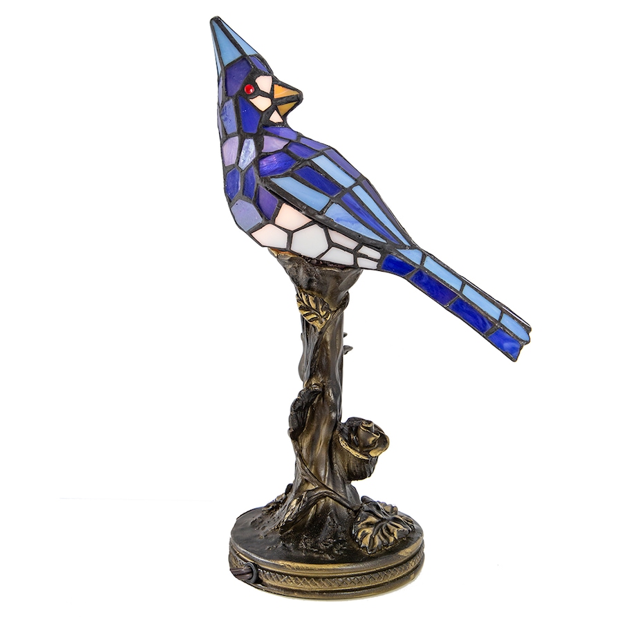 Image 489674.jpg, Product 489-674 / Price $109.99, Tiffany Style Blue Bird Accent Lamp from Tiffany Style Lighting on TSC.ca's Home & Garden department