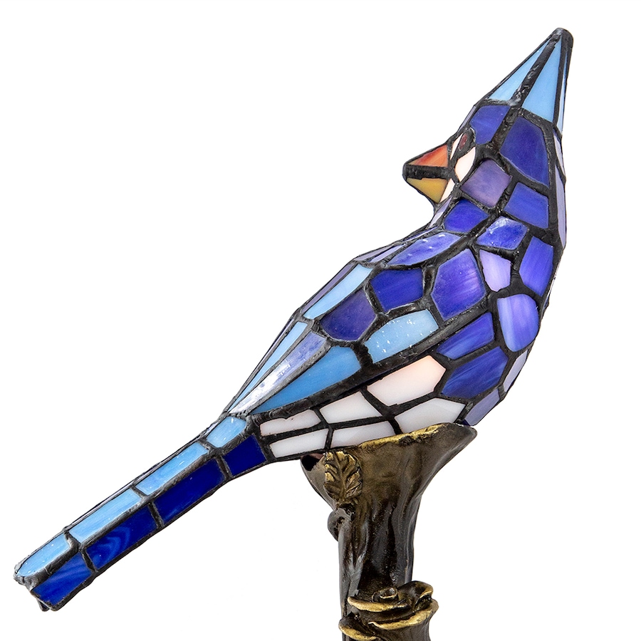 Image 489674_ALTMORE2.jpg, Product 489-674 / Price $109.99, Tiffany Style Blue Bird Accent Lamp from Tiffany Style Lighting on TSC.ca's Home & Garden department