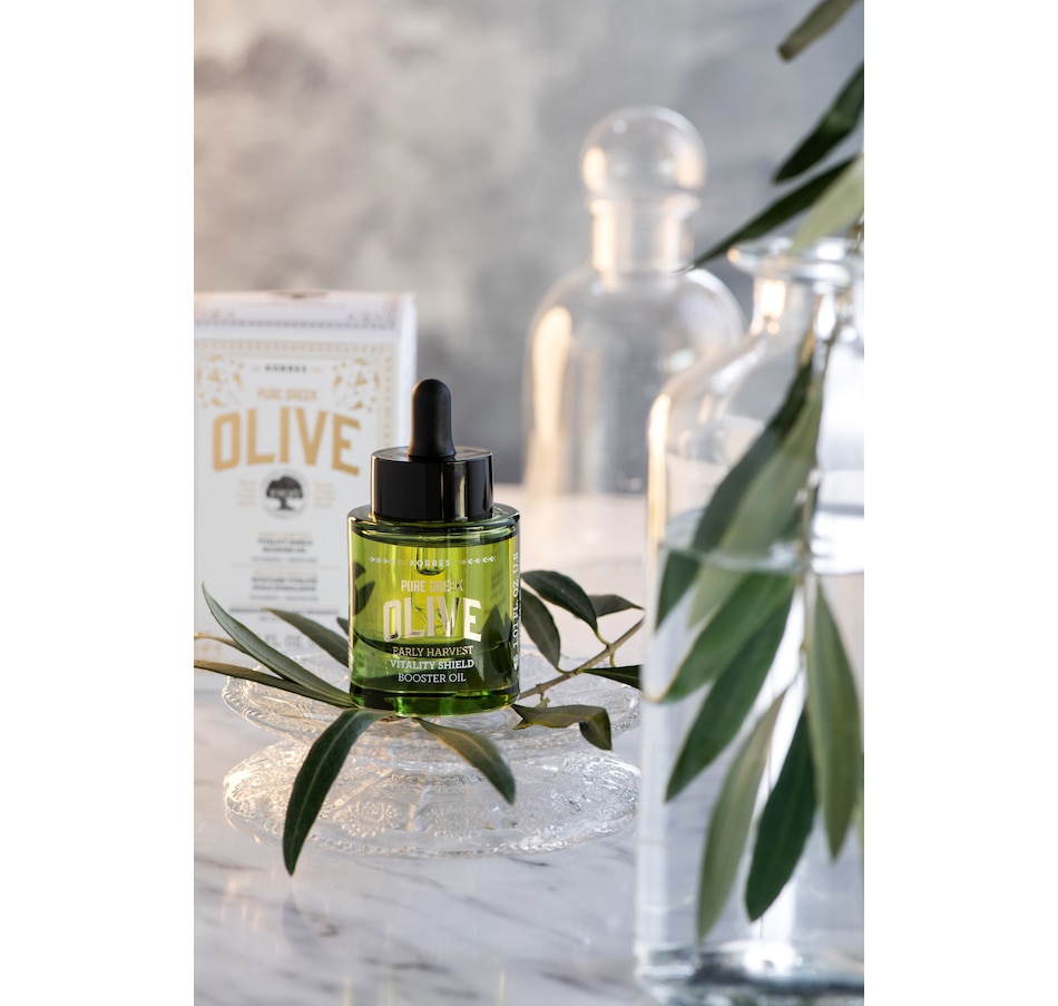 Image 489735_ALTMORE2.jpg, Product 489-735 / Price $85.00, KORRES Olive Early Harvest Vitality Shield Booster Oil from KORRES Natural Products on TSC.ca's Beauty department