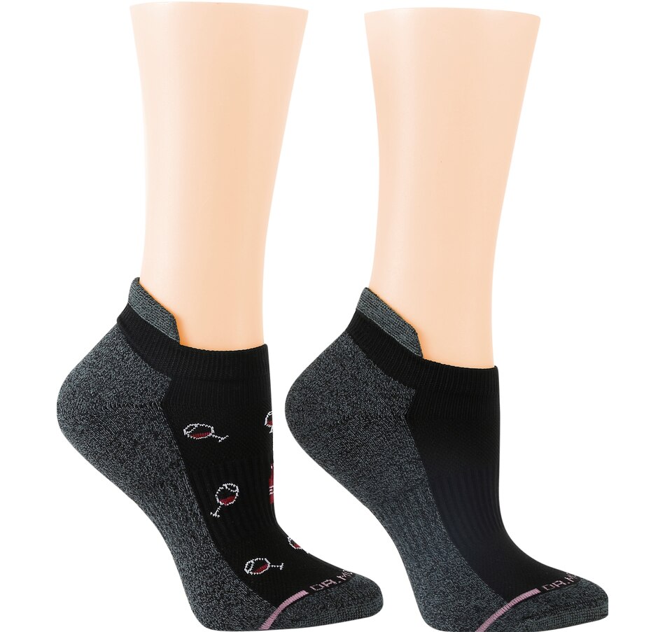 Tscca Dr Motion Wine Womens Ankle Compression Socks 2 Pack