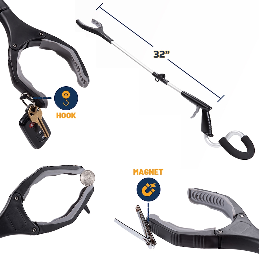 Image 490017_ALTMORE7.jpg, Product 490-017 / Price $29.99, StrongArm Ergonomic Reacher Grabber with Hook and Magnet from StrongArm on TSC.ca's Health & Fitness department