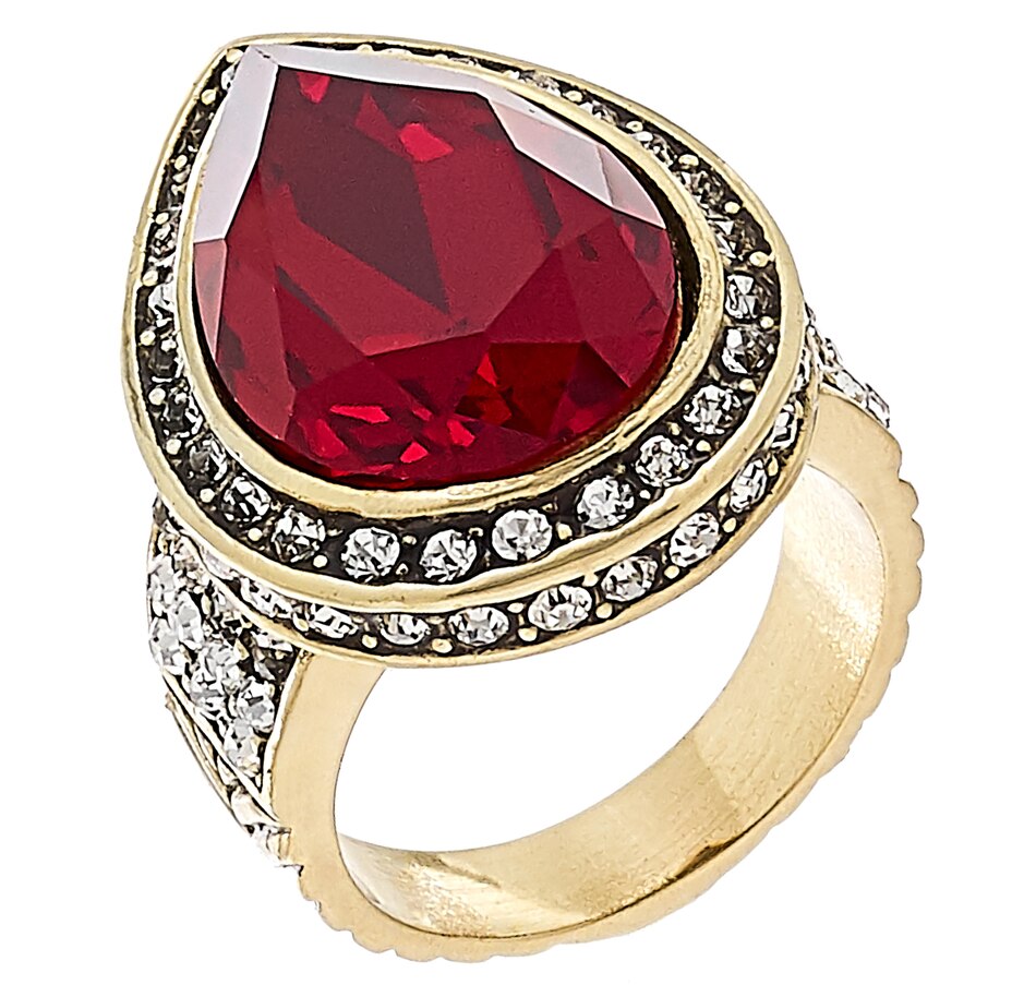 Jewellery - Rings - Cluster - Heidi Daus Tailored Teardrop Ring ...