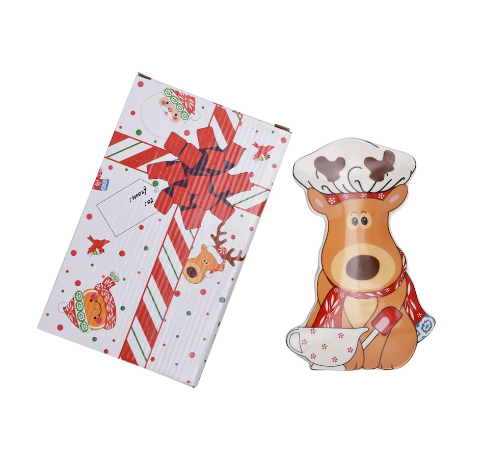 Image 490136_REI.jpg, Product 490-136 / Price $12.88, temp-tations Winter Whimsy Merry Baker Spoon Rest from temp-tations on TSC.ca's Kitchen department