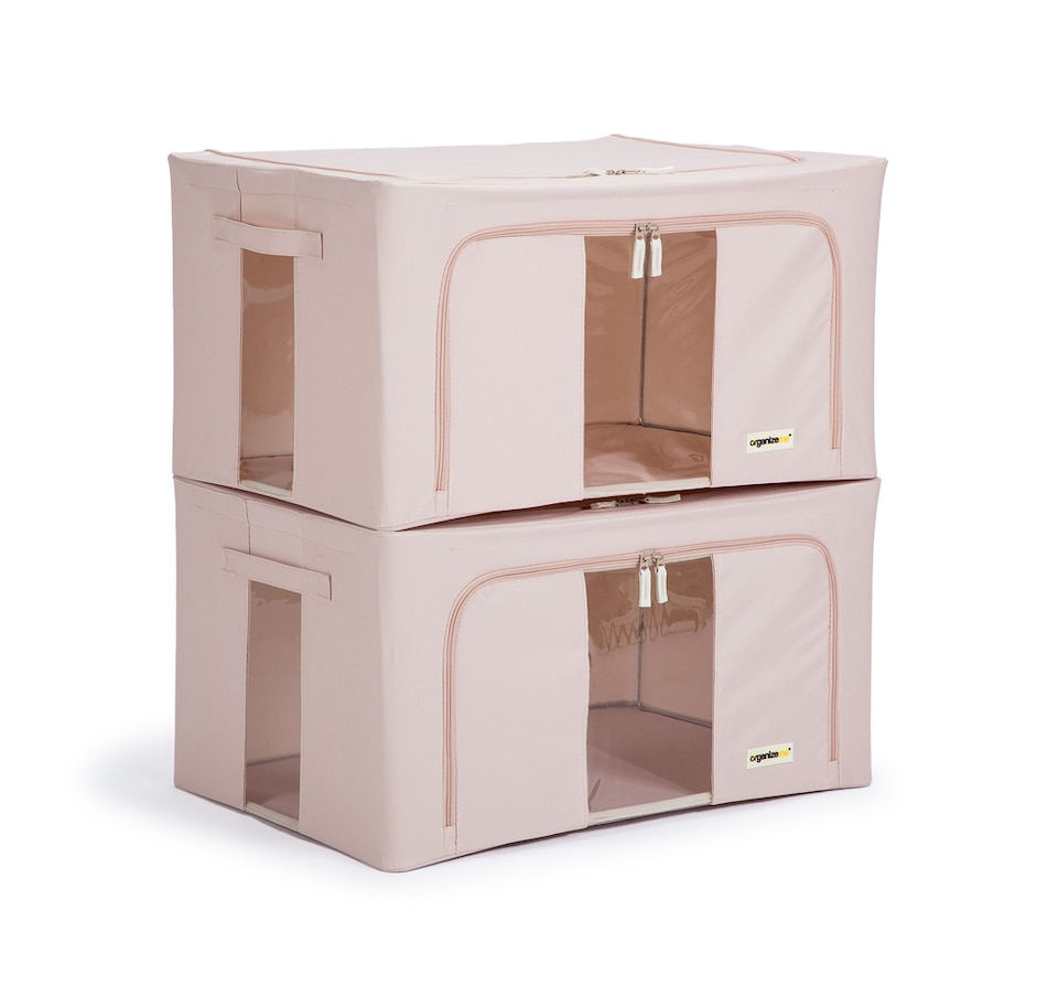 Image 490249_CRSE.jpg, Product 490-249 / Price $73.99, OrganizeMe Extra-Large Storage Bins (2-Pack) from Organizeme on TSC.ca's Home & Garden department