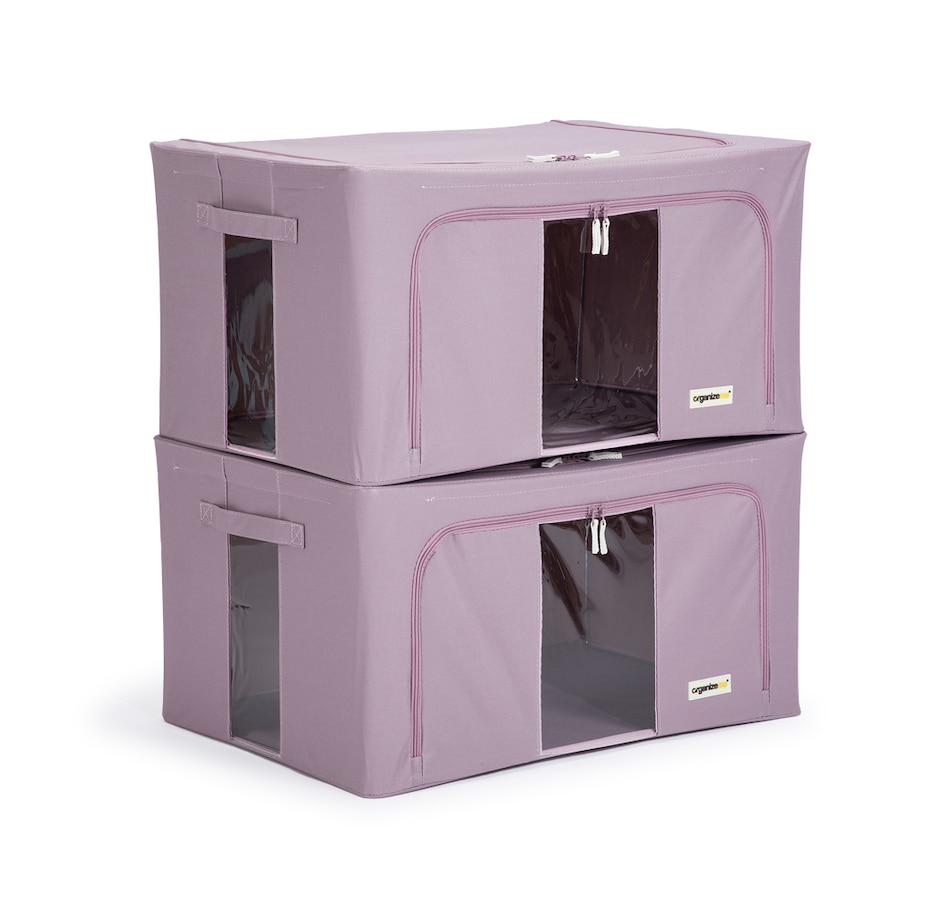 Image 490249_ELBE.jpg, Product 490-249 / Price $73.99, OrganizeMe Extra-Large Storage Bins (2-Pack) from Organizeme on TSC.ca's Home & Garden department