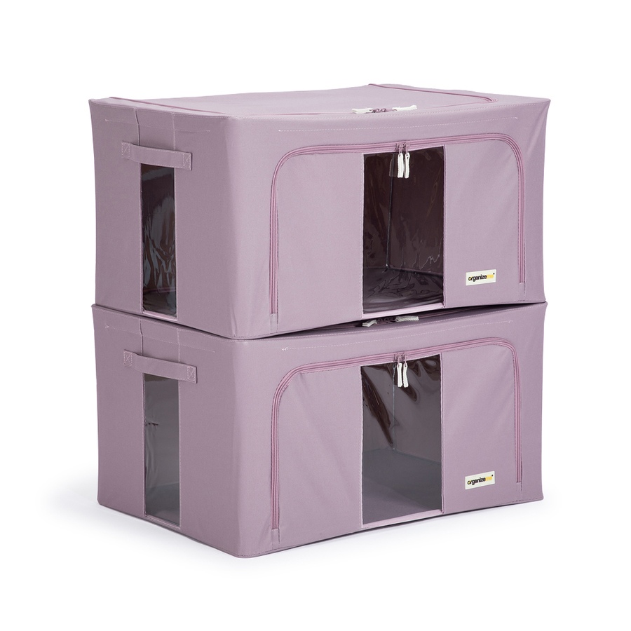 Image 490249_ELBE.jpg, Product 490-249 / Price $73.99, OrganizeMe Extra-Large Storage Bins (2-Pack) from Organizeme on TSC.ca's Home & Garden department