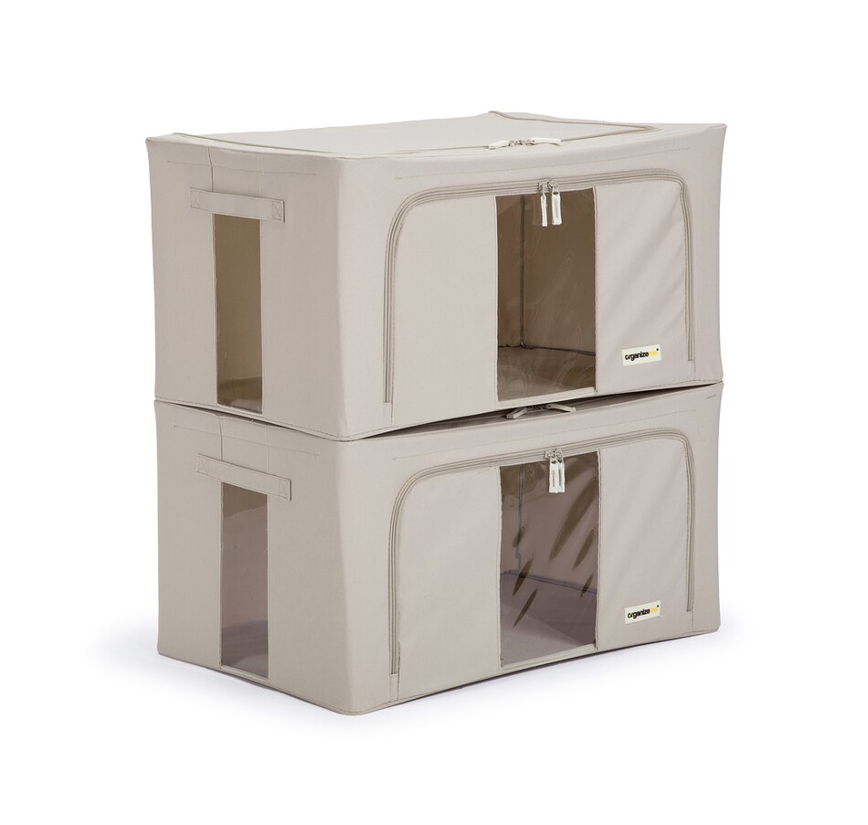 Image 490249_LGTU.jpg, Product 490-249 / Price $73.99, OrganizeMe Extra-Large Storage Bins (2-Pack) from Organizeme on TSC.ca's Home & Garden department