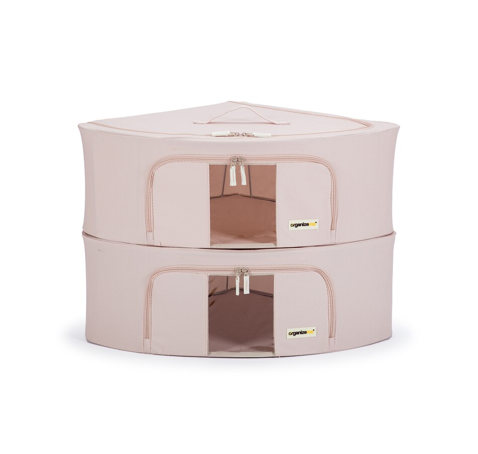 Image 490252_CRSE.jpg, Product 490-252 / Price $34.33, OrganizeMe Medium Corner Storage Bins (2-Pack) from Organizeme on TSC.ca's Home & Garden department