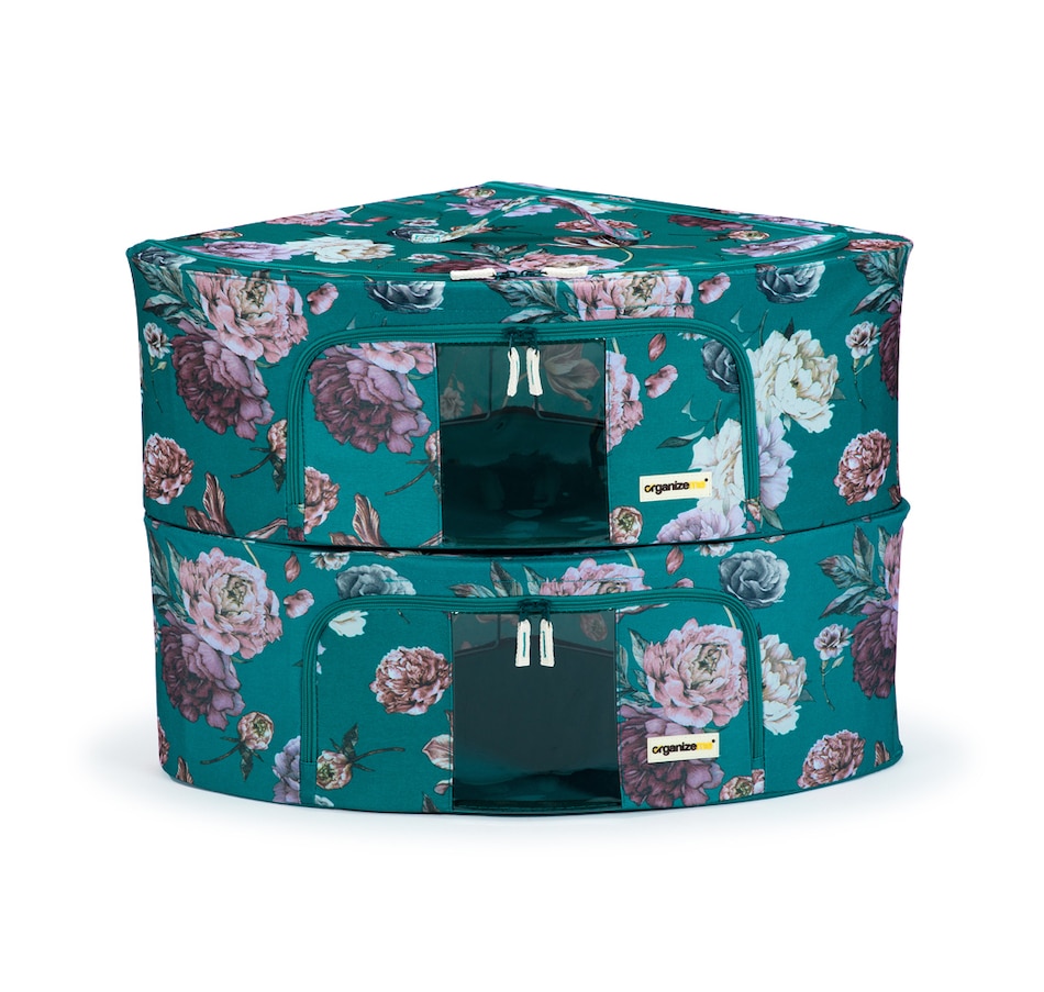Image 490252_FLO.jpg, Product 490-252 / Price $34.33, OrganizeMe Medium Corner Storage Bins (2-Pack) from Organizeme on TSC.ca's Home & Garden department