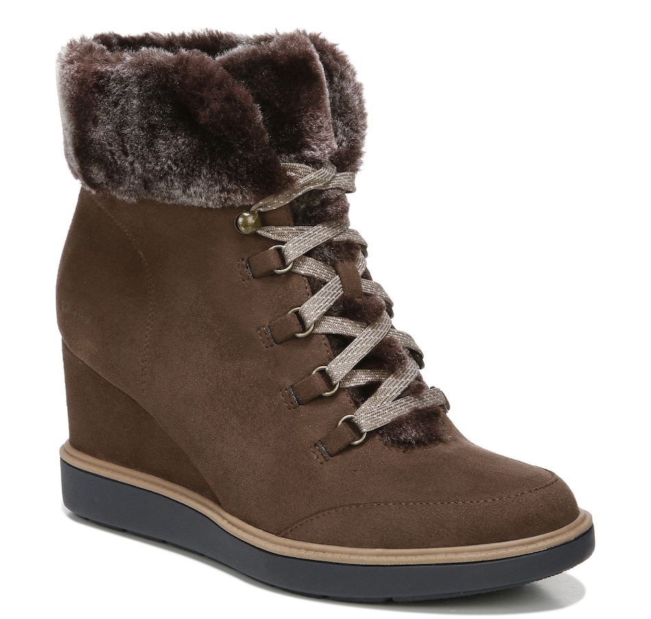 Image 490356_CHO.jpg, Product 490-356 / Price $69.88, Dr. Scholls J Furry Wedge Bootie from Dr. Scholl's on TSC.ca's Shoes department