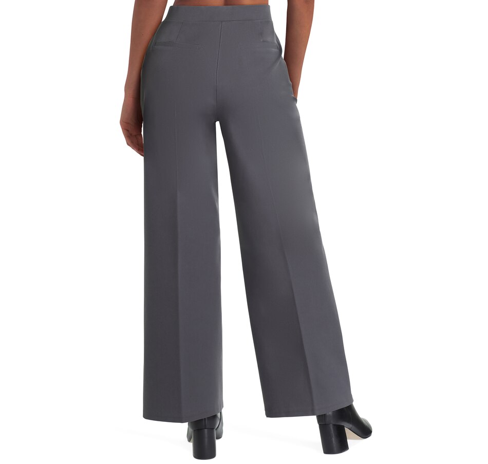 Clothing & Shoes - Bottoms - Pants - Isaac Mizrahi Non Stop Power Stretch Twill  Cropped Wide Leg - Online Shopping for Canadians