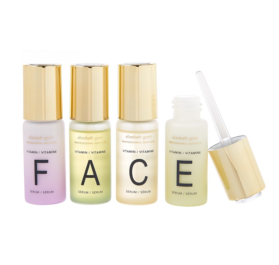 Image 490517_ALTMORE1.jpg, Product 490-517 / Price $60.00, Elizabeth Grant Vitamin FACE Serum 4pc Collection from Elizabeth Grant on TSC.ca's Beauty department