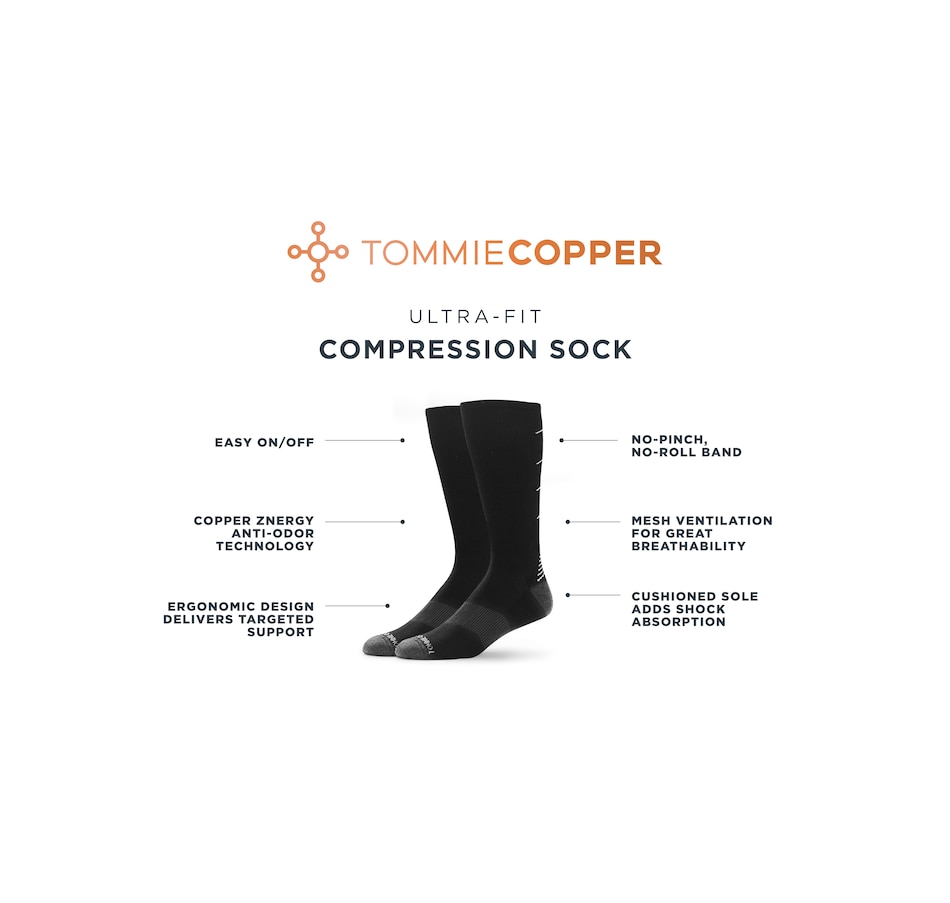 Image 490587_ALTMORE12.jpg, Product 490-587 / Price $146.99, Tommie Copper Women's Core Ultra-Fit Over the Calf Compression Socks 3-Pack from Tommie Copper on TSC.ca's Health & Fitness department