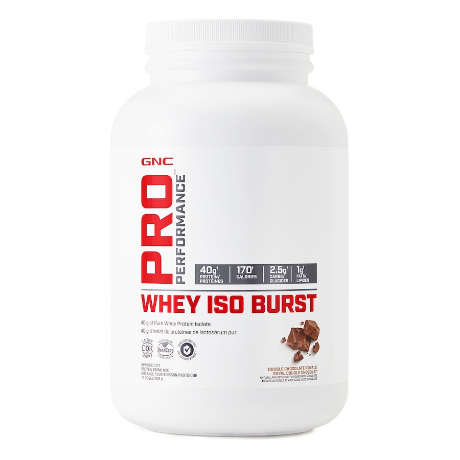 Image 490614_DBCHR.jpg, Product 490-614 / Price $44.99, GNC Pro Performance Whey ISO Burst Protein Drink Mix from GNC on TSC.ca's Health & Fitness department