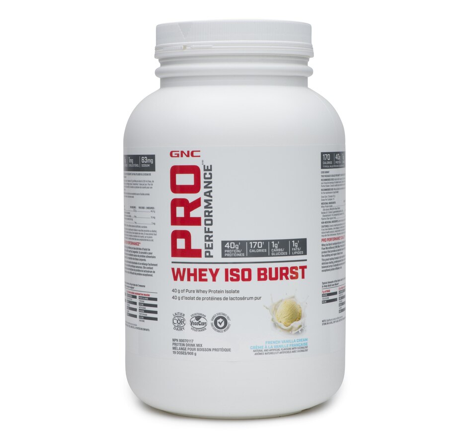 Image 490614_FVNCR.jpg, Product 490-614 / Price $44.99, GNC Pro Performance Whey ISO Burst Protein Drink Mix from GNC on TSC.ca's Health & Fitness department