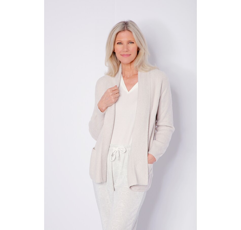 Image 490675_ALM.jpg, Product 490-675 / Price $69.33, Barefoot Dreams Cozy Chic Lite Shawl Collar Cardigan from Barefoot Dreams on TSC.ca's Fashion department