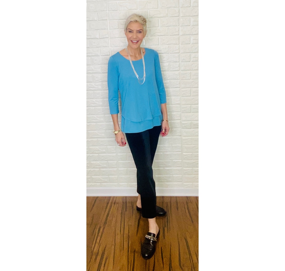 Image 490715_ALTMORE6.jpg, Product 490-715 / Price $24.33, Joan Rivers Classics Collection Double Layer Jersey Knit Top from Joan Rivers on TSC.ca's Fashion department