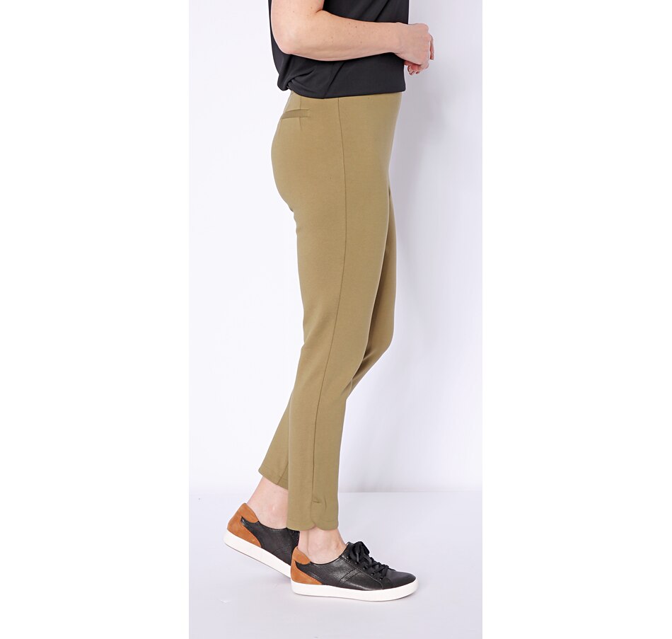 Image 490716_ALTMORE1.jpg, Product 490-716 / Price $89.99, Joan Rivers Classics Collection Signature Knit Ankle Pants with Tulip Hem from Joan Rivers on TSC.ca's Fashion department
