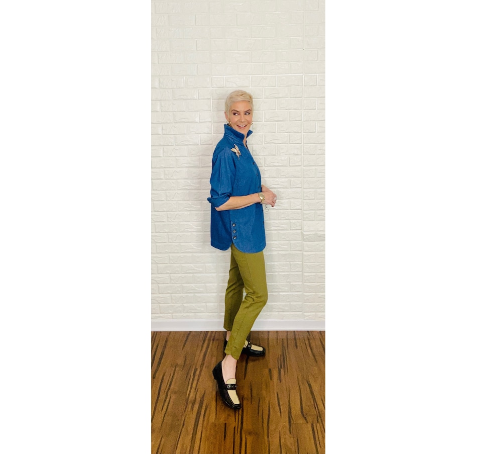 Image 490716_ALTMORE6.jpg, Product 490-716 / Price $89.99, Joan Rivers Classics Collection Signature Knit Ankle Pants with Tulip Hem from Joan Rivers on TSC.ca's Fashion department