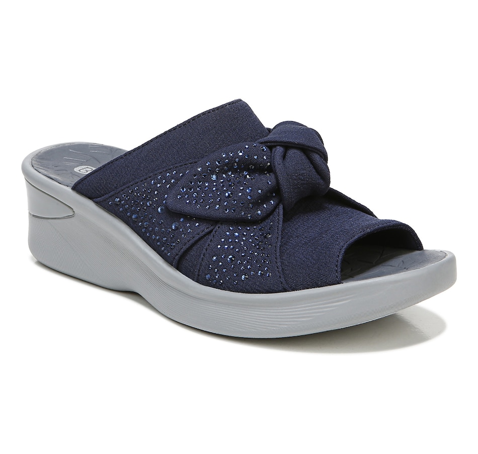 Clothing & Shoes - Shoes - Sandals - BZees Daisy Wedge Sandal with Bow ...
