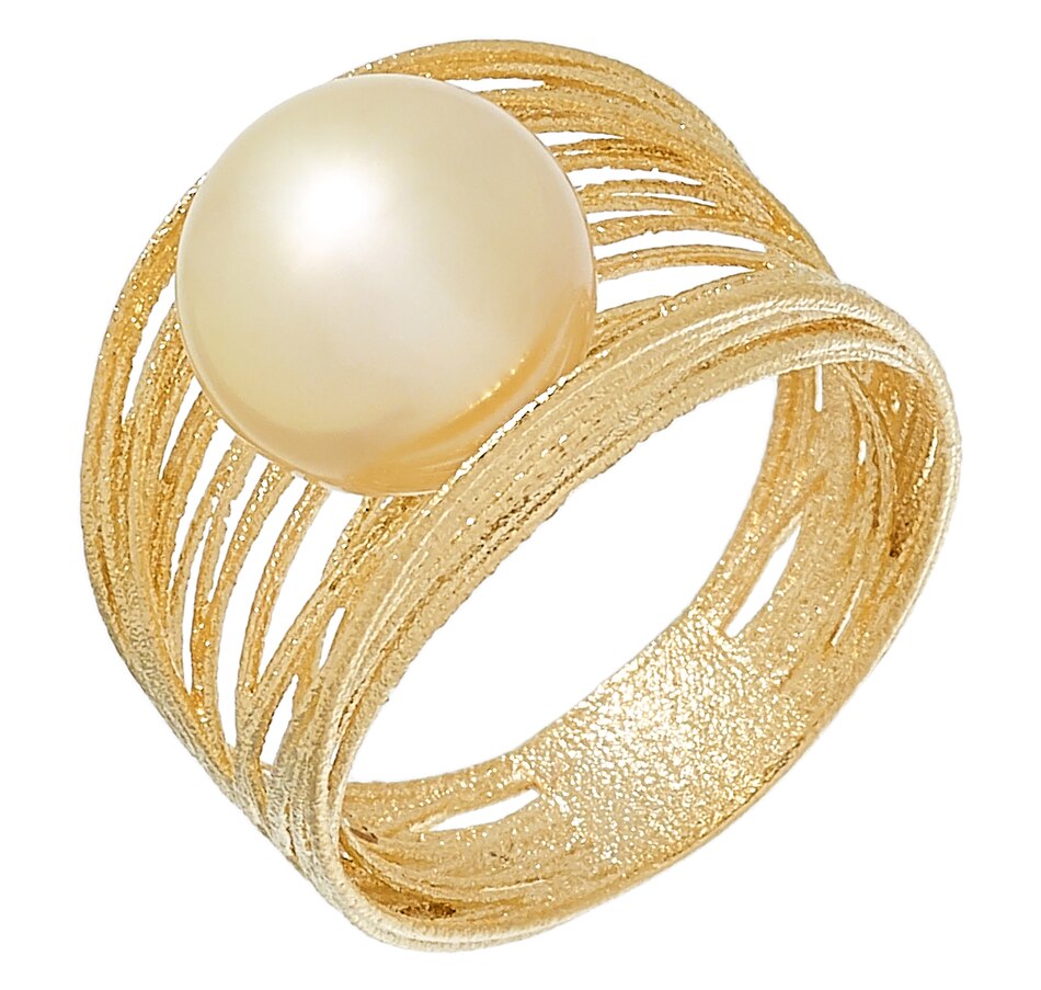 tsc.ca - Imperial Pearls 14K Yellow Gold 10-11mm Filigree Golden South ...
