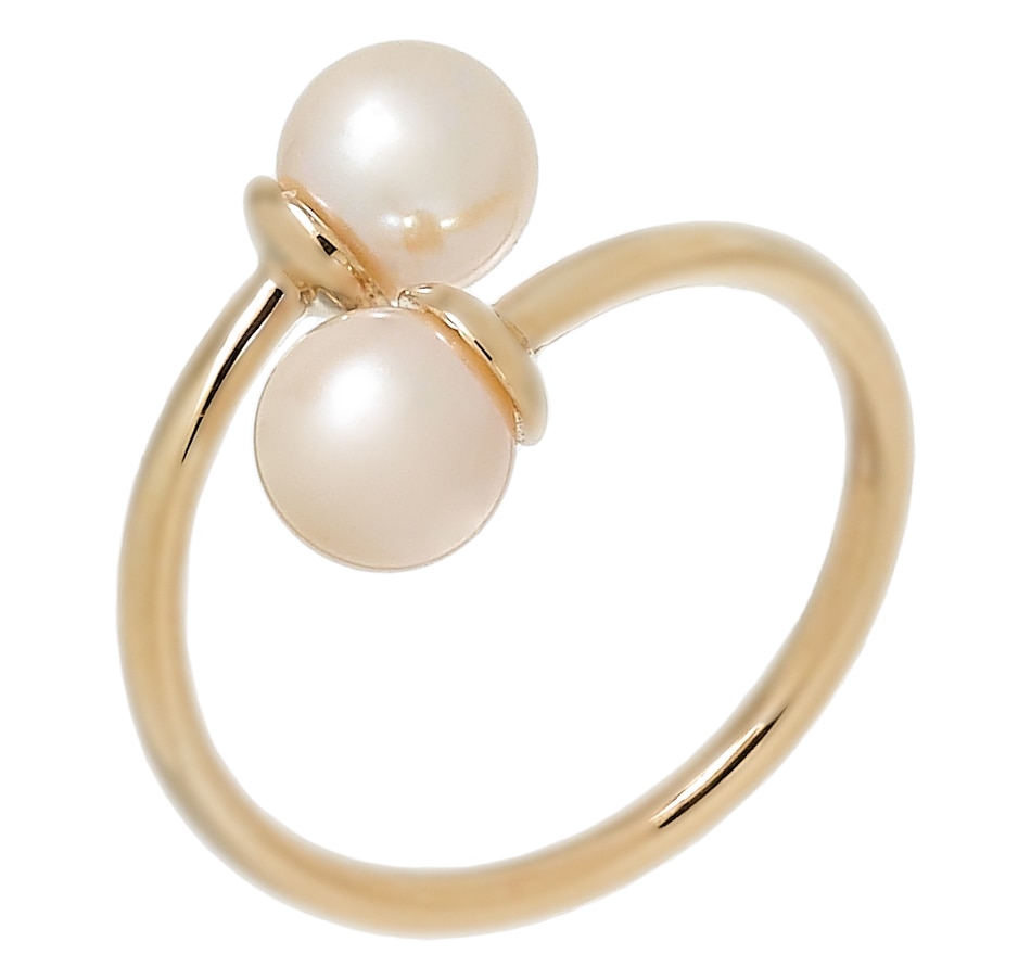 Jewellery - Rings - Bypass - Imperial Pearls 14K Yellow Gold 6 & 8mm ...