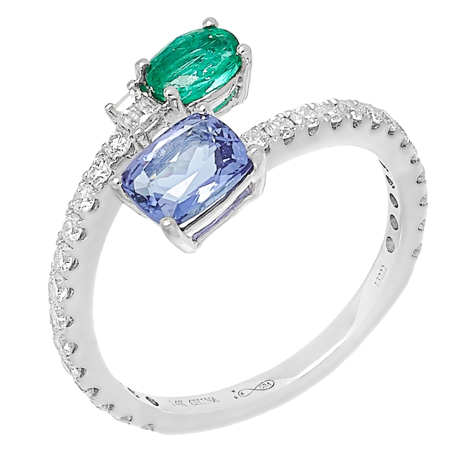 tsc-ca-graziela-gems-14k-white-gold-tanzanite-emerald-diamond