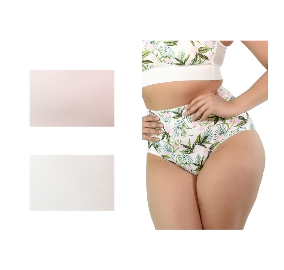 Rhonda Shear Women's 3 Pack Antimicrobial Hipster Brief Panties –  Biggybargains