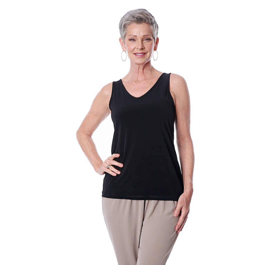 Image 492278_BLK.jpg, Product 492-278 / Price $14.33, Kim & Co. Brazil Knit Wellness Reversible Cami from Kim & Co. on TSC.ca's Clothing & Shoes department