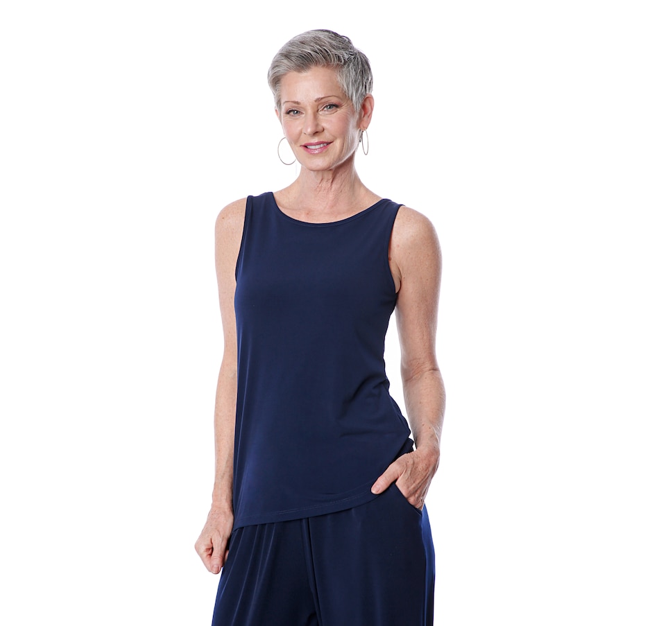Image 492278_NVY.jpg, Product 492-278 / Price $14.33, Kim & Co. Brazil Knit Wellness Reversible Cami from Kim & Co. on TSC.ca's Clothing & Shoes department