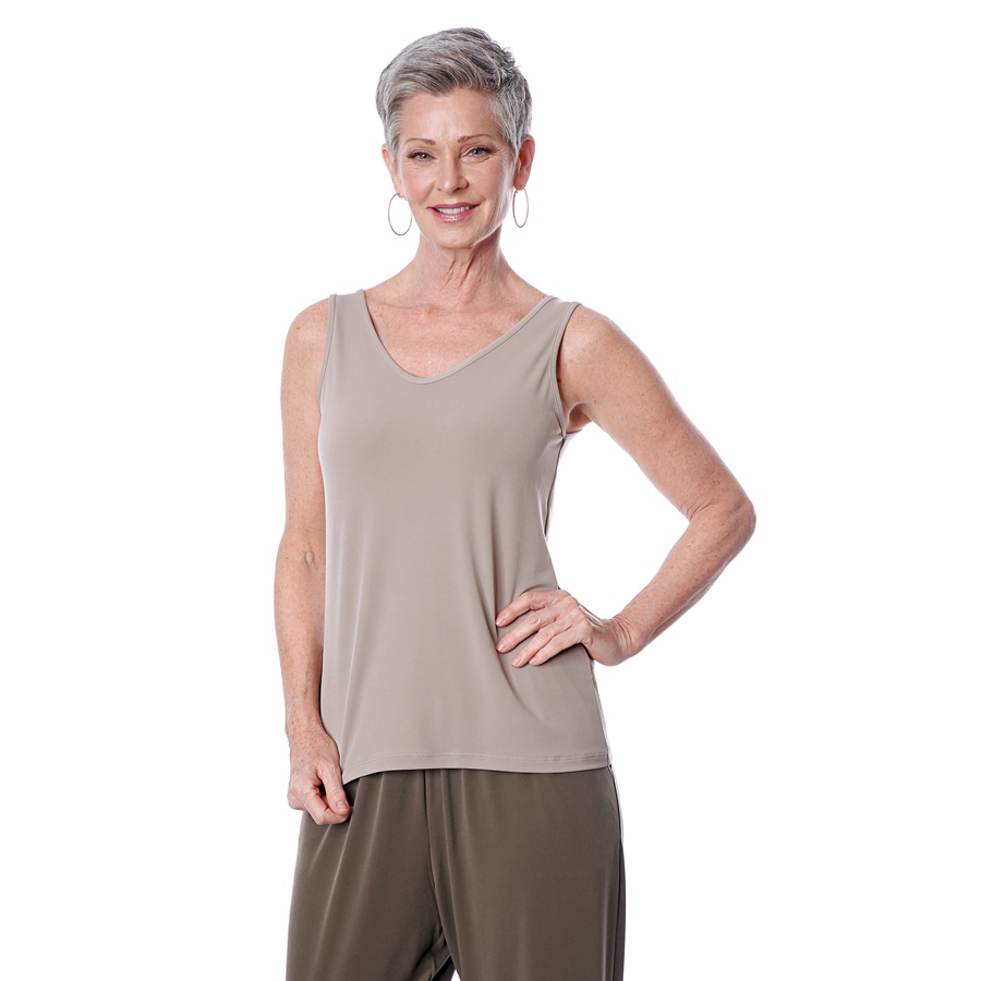 Image 492278_STN.jpg, Product 492-278 / Price $14.33, Kim & Co. Brazil Knit Wellness Reversible Cami from Kim & Co. on TSC.ca's Fashion department