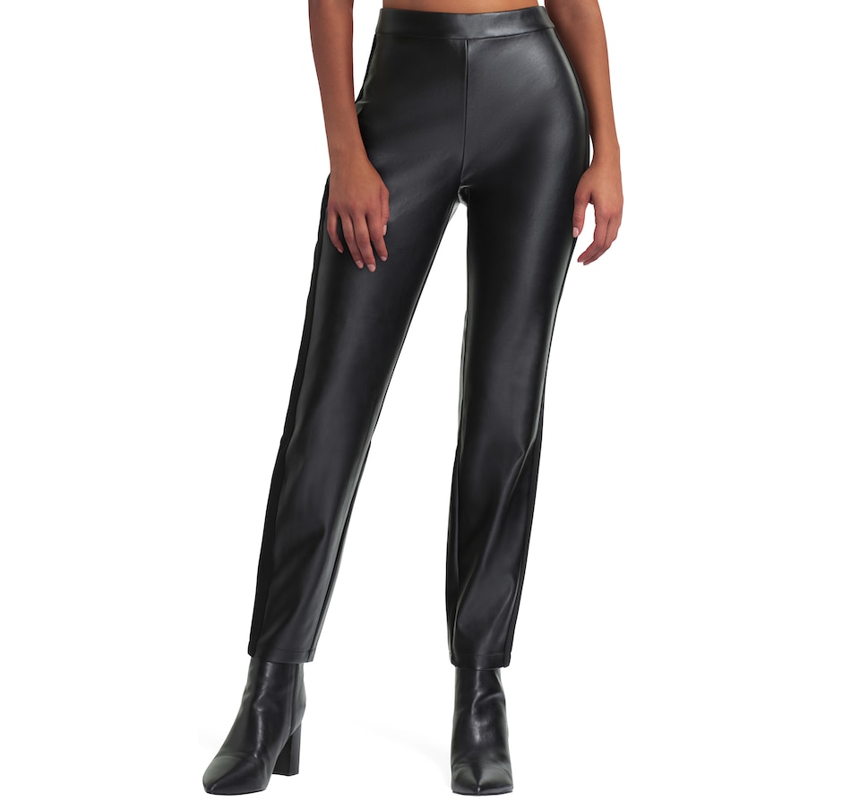 Clothing & Shoes - Bottoms - Pants - H Halston Faux Leather Pull On ...