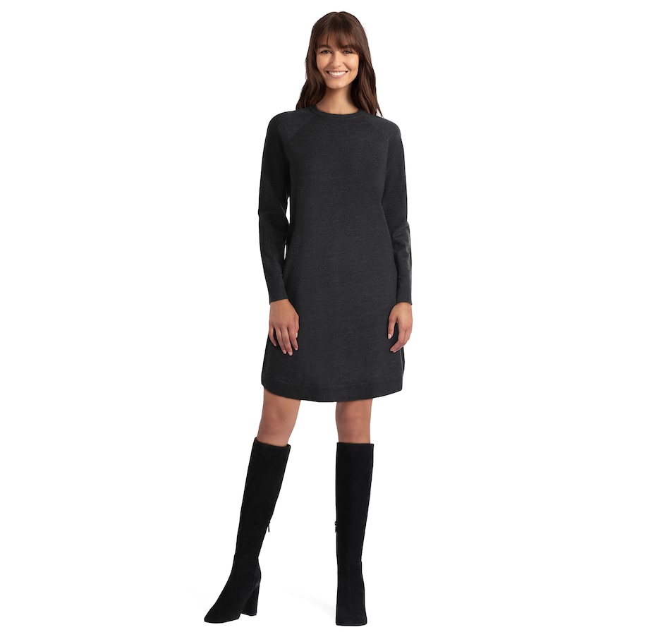 Image 492382_HEACH.jpg, Product 492-382 / Price $29.33, H Halston Studio Long Sleeve Sweater Dress from H Halston on TSC.ca's Fashion department