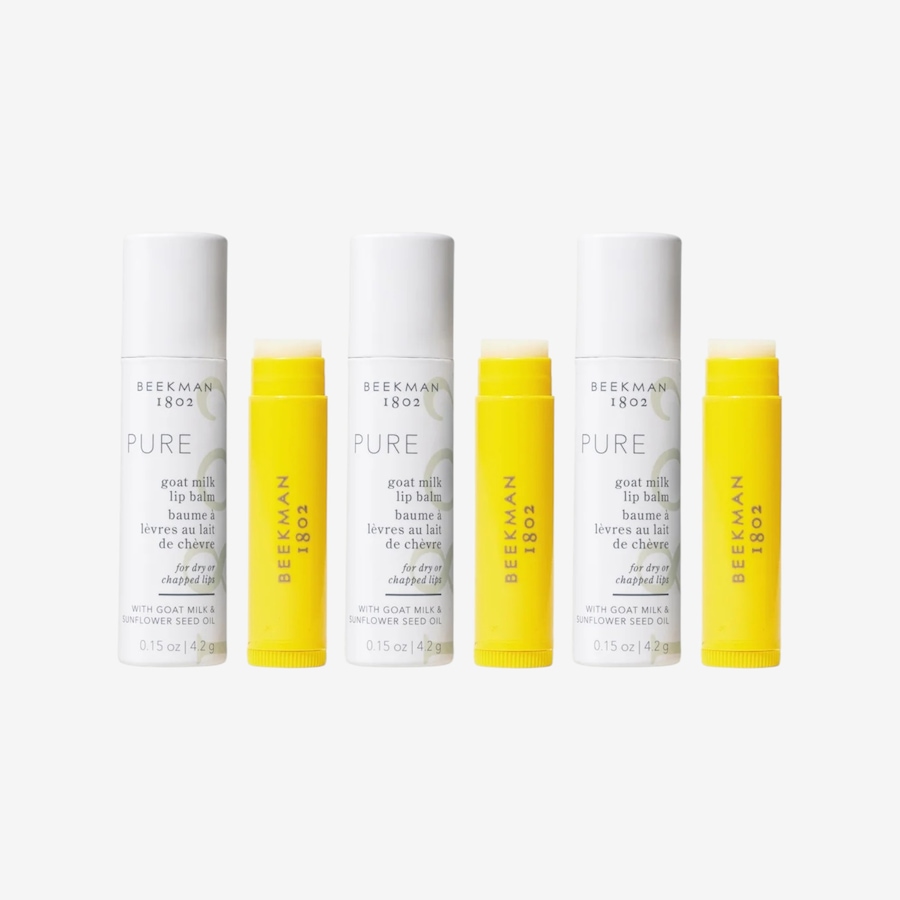 Image 495001_PURMK.jpg, Product 495-001 / Price $36.00, Beekman 1802 Goat Milk Lip Balm Trio from Beekman 1802 on TSC.ca's Beauty department