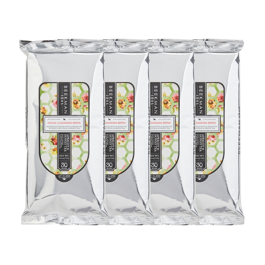 Image 495004_APRTA.jpg, Product 495-004 / Price $48.00, Beekman 1802 Goat Milk Facial Cleansing Wipes - 4-Pack from Beekman 1802 on TSC.ca's Beauty department