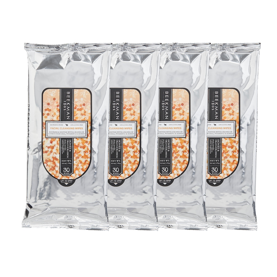 Image 495004_HOE.jpg, Product 495-004 / Price $48.00, Beekman 1802 Goat Milk Facial Cleansing Wipes - 4-Pack from Beekman 1802 on TSC.ca's Beauty department