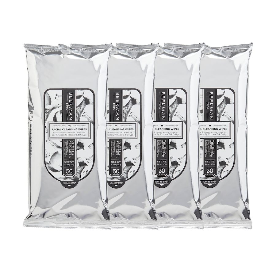 Image 495004_VANTE.jpg, Product 495-004 / Price $48.00, Beekman 1802 Goat Milk Facial Cleansing Wipes - 4-Pack from Beekman 1802 on TSC.ca's Beauty department