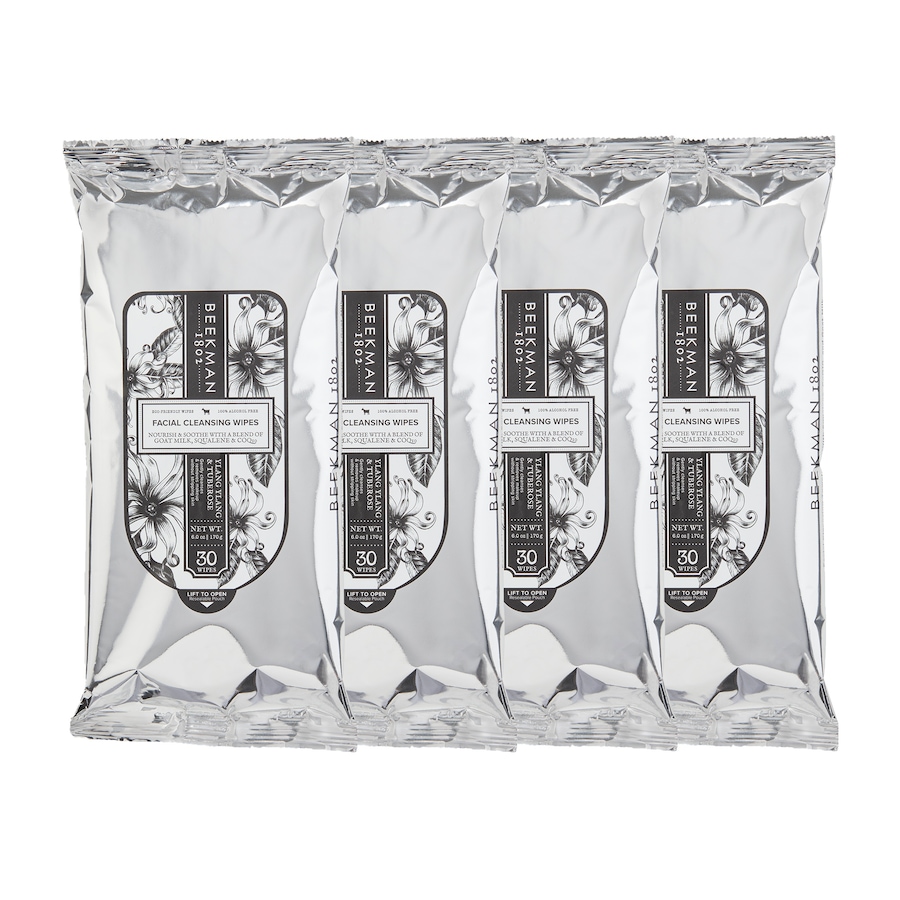 Image 495004_YLARE.jpg, Product 495-004 / Price $48.00, Beekman 1802 Goat Milk Facial Cleansing Wipes - 4-Pack from Beekman 1802 on TSC.ca's Beauty department