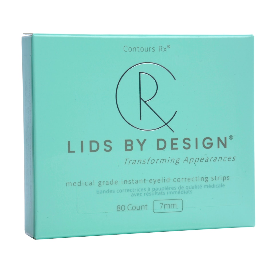 Lids by Design for Unisex by Contours RX 80 Count Eyelid Strips (7mm)