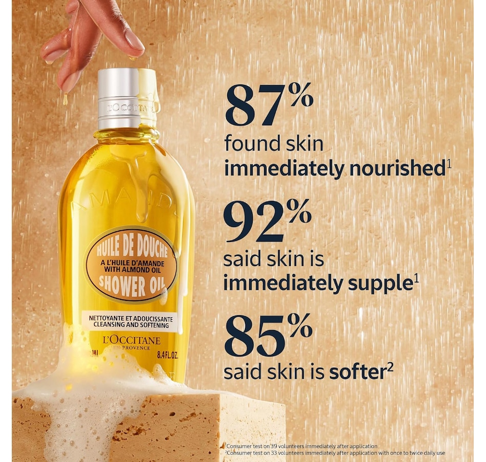 Image 496340_ALTMORE3.jpg, Product 496-340 / Price $13.00, L'Occitane Almond Shower Oil from L'Occitane on TSC.ca's Beauty department