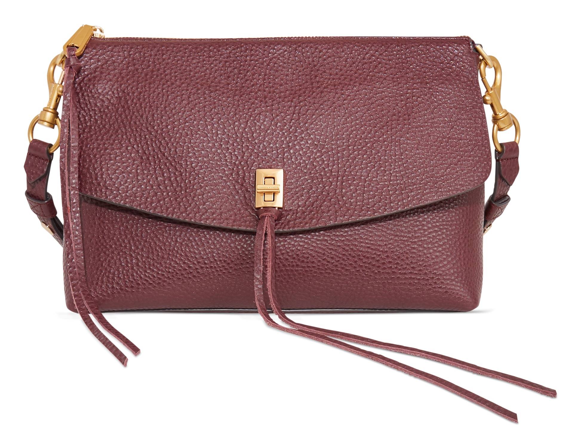 Rebecca minkoff darren discount top zip shoulder bag