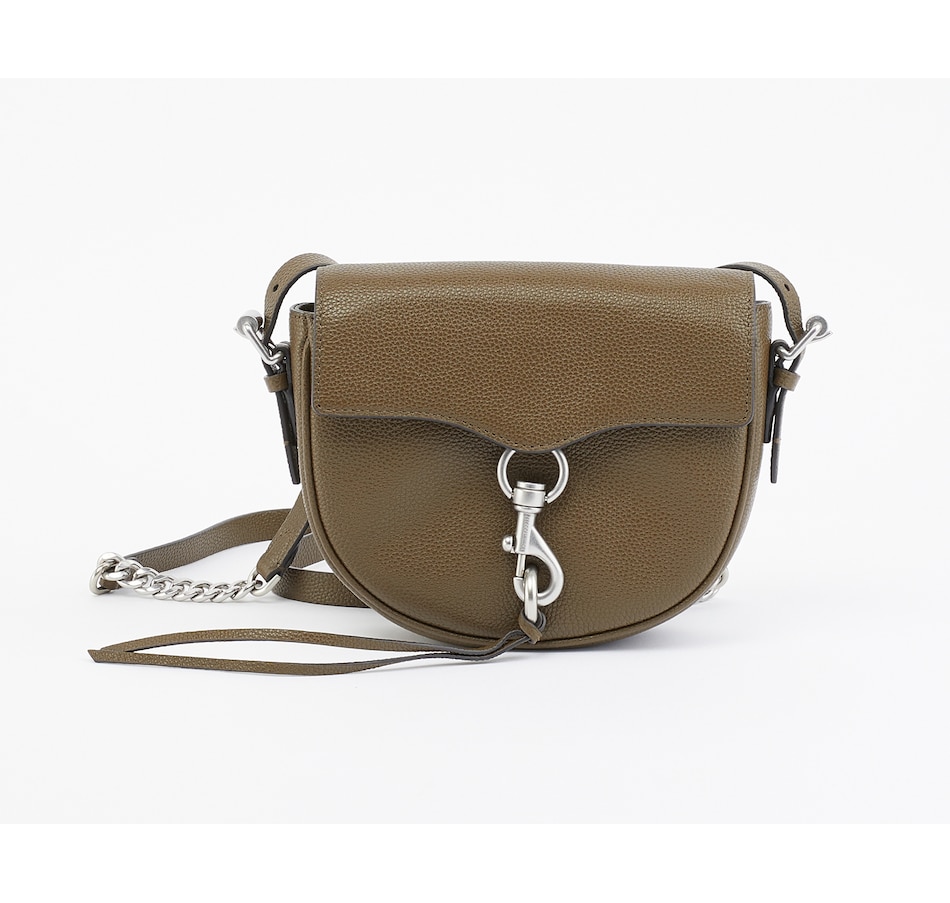 Image 496755_SAWD.jpg, Product 496-755 / Price $139.33, Rebecca Minkoff Megan Mini Saddle Crossbody from Rebecca Minkoff on TSC.ca's Clothing & Shoes department